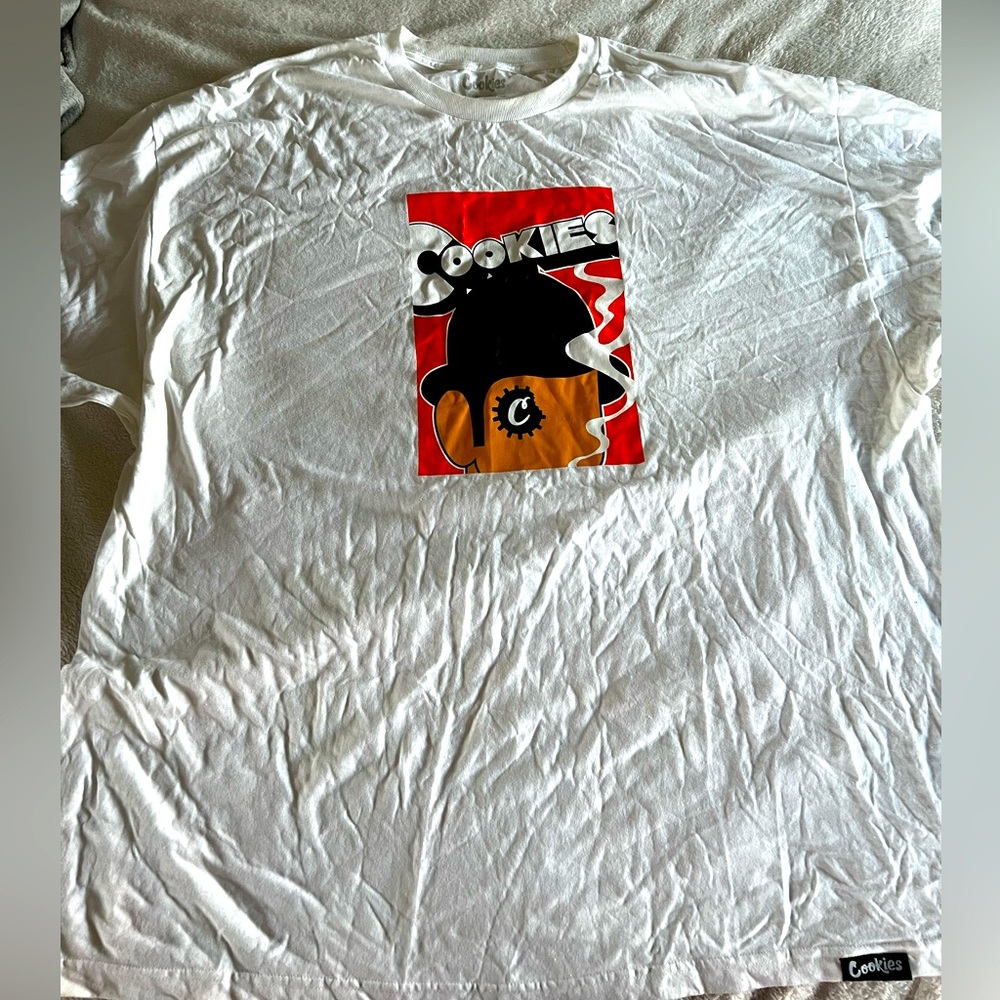 Cookies Tee Shirt 3XL White and Orange